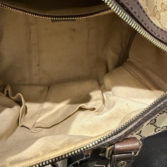 Authentic Gucci Ophidia medium bag top handles and leather strap - Picture 12 of 14